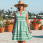 Women’s Boho V-Neck Sleeveless Mini Dress