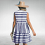 Women’s Boho V-Neck Sleeveless Mini Dress