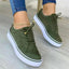 Women's Brogue Lace-Up Low Top Platform Sneakers