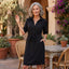 Women's Button Up Midi Shirt Dress