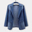 Women’s Blue Casual Denim Style Blazer
