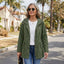 Women’s Casual Hooded Drawstring Jacket