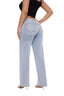 Women’s Casual Mid-Rise Wide Leg Jeans
