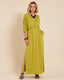 Women's V-Neck Wrap Maxi Dress