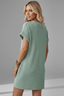 Women's Crew Neck Short Sleeve T-Shirt Dress