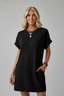 Women's Crew Neck Short Sleeve T-Shirt Dress