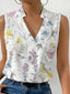 Women’s Casual Sleeveless V-Neck Blouse
