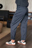 Women’s Casual Straight Leg Striped Trousers