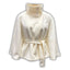 Women’s Chic High Neck Belted Cape Jacket