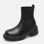Women’s Chic Knit Slip-On Thick Sole Ankle Boots