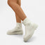 Women’s Chic Knit Slip-On Thick Sole Ankle Boots