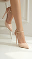 Women’s Chic Pointed Toe Ankle Strap Heels