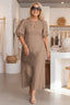 Women’s Chic Puff Sleeve Maxi Dress