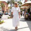 Women’s Chic Puff Sleeve Maxi Dress