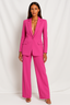 Women’s Chic Single-Button Blazer and Trouser Set