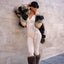 Women’s Chic Striped Cropped Faux Fur Jacket