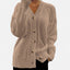 Women’s Chic V-Neck Button Knit Cardigan