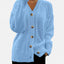 Women’s Chic V-Neck Button Knit Cardigan