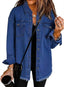 Women's Classic Oversized Cotton Trucker Jacket