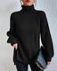 Women’s Comfortable Fit Ribbed Turtleneck Sweater