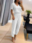 Women’s Comfortable V-Neck Two Piece Set