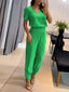 Women’s Comfortable V-Neck Two Piece Set