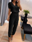Women’s Comfortable V-Neck Two Piece Set