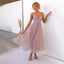 Women's Sweetheart Corset Spaghetti Strap Flowy Midi Dress