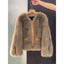 Women’s Cozy Buttoned Winter Faux Fur Jacket