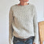 Women’s Cozy Gray Boat Neck Knit Sweater