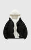 Women’s Cozy Hooded Plush Lined Winter Puffer Jacket