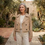 Women’s Cropped Double Breasted Trench Jacket