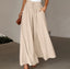Women's Elastic Drawstring Wide Leg Trousers