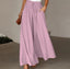 Women's Elastic Drawstring Wide Leg Trousers