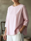Women’s Elegant Draped Open-Back Blouse