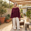 Women’s Elegant Knit Long Sleeve Poncho
