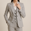 Women’s Elegant Light Gray 3-Piece Set
