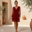 Women’s Elegant Long Sleeve Mini Dress