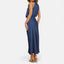 Women’s Elegant Mock Neck Sleeveless Maxi Dress