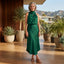 Women’s Elegant Mock Neck Sleeveless Maxi Dress