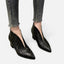Women’s Elegant Pointed Toe V-Cut Ankle Boots