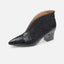 Women’s Elegant Pointed Toe V-Cut Ankle Boots