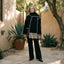 Women’s Elegant Poncho with Scarf