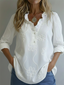 Women’s Embroidered Floral Ruffle V-Neck Long Sleeve Blouse