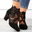 Women’s Floral Lace Ankle Boots