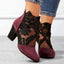 Women’s Floral Lace Ankle Boots