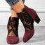 Women’s Floral Lace Ankle Boots