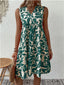 Women’s Floral Print Sleeveless Mini Dress