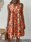 Women’s Floral Print Sleeveless Mini Dress