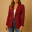 Women’s Formal Single-Button Fitted Blazer